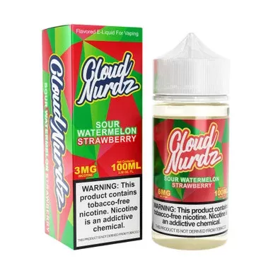 Sour Watermelon Strawberry Cloud Nurdz TFN 100mL
