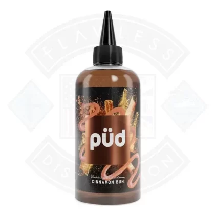 PUD Pudding & Decadence Cinnamon Bun 0mg 200ml Shortfill E-Liquid - Eliquidsupply
