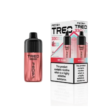 Feoba Treo 33000 Prefilled Pod Kit Red Slush - Nicotine Strength#20mg (398900) (398900)