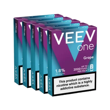 VEEV ONE Grape Pod Bundle (5 Packs) - Ejuicewarehouse