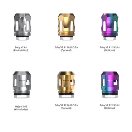 3PCS-PACK SMOK TFV8 Baby V2 Tank Replacement Coils with 0.17 Ohm - Stainless Steel / Baby V2 K1 0.2ohm