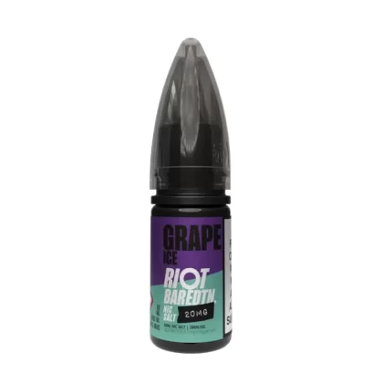 Grape Ice Nic Salt E-Liquid Bar Edition by Riot Squad (10ml) - 10mg