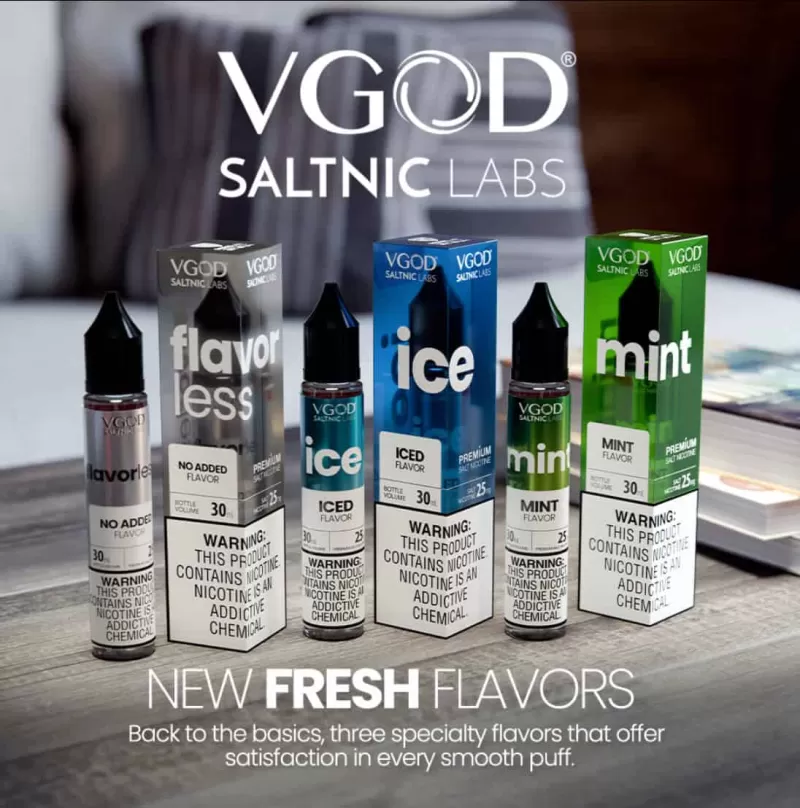 Vgod Mint Salt Nicotine 30mL - Image 3