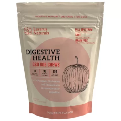 Full Spectrum CBD Dog Chews for Digestive Health – Pumpkin – Lazarus
