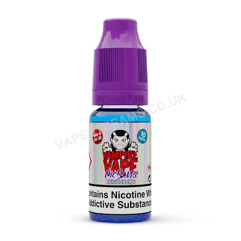 Heisenberg Nic Salt E-Liquid by Vampire Vape - Vapestreams Co
