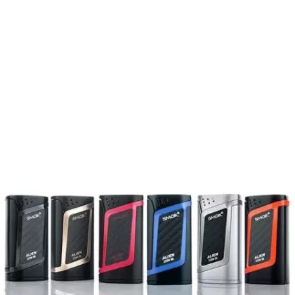 SMOK Alien 220W TC Mod By dual 18650 Batteries - White