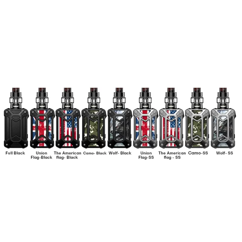 Rincoe Mechman Kit 228W with Mesh Tank 4.5ml - Steel Case-Camo Black - Image 3