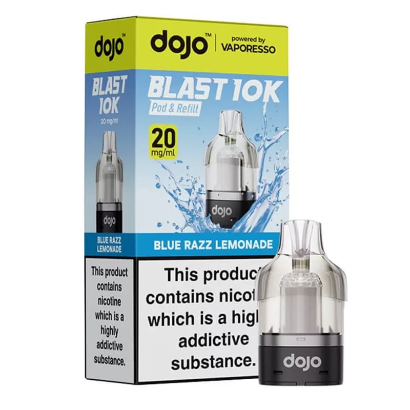 Dojo Blast 10K Blue Razz Lemonade Prefilled Pods - 20mg