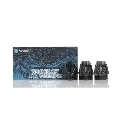 Advken Wanderlust Lite Replacement Pod Cartridge 2ml 3pcs-pack - Parallel Coil 1.2ohm
