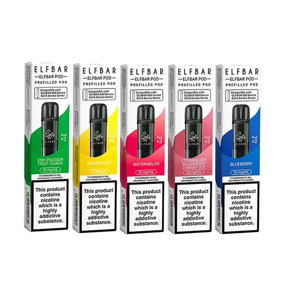 Elf Bar 600 Prefilled Pod (2pcs/pack)