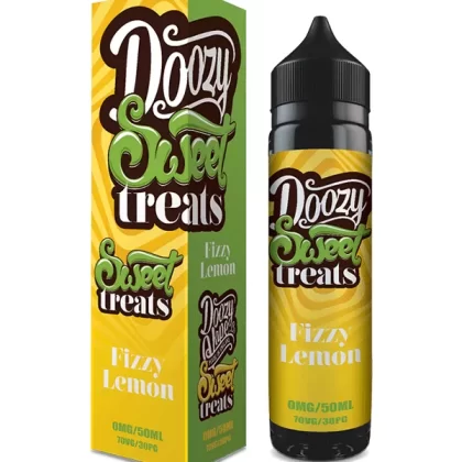 Doozy Treats Fizzy Lemon E-Liquid 60mls - 0mg