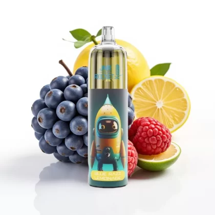 JNR Rocket-X 12400 Puffs Aire Ajustable RGB 1.2ohm Azul Limonada - Fumotvapemexico