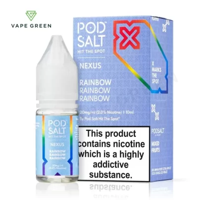Rainbow Nic Salt E-Liquid by Nexus Pod Salt - Eliquidsupply