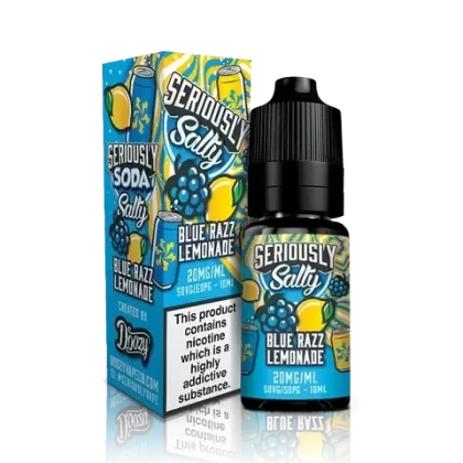 Seriously Salty Sodas 10ml Nic Salts - Nic Salt Strength#10mg>20mg~Flavour#Blue Razz Lemonade>Blue Wing>Fruity Fusion>Guava Passion>Tropical Twist>True Mix (17493D)