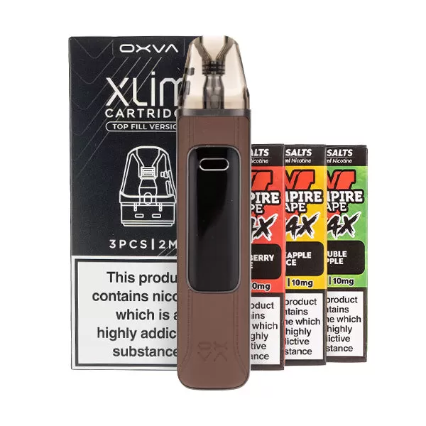 OXVA Xlim Pro 3 Pod Kit Bundle - Purple Silk / 0.8ohm - Image 2