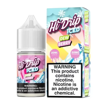 Hi-Drip Salts Iced Dew Berry 30ml Nic Salt Vape Juice - Vape Product, Vape Product