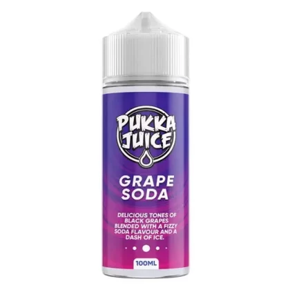 PUKKA JUICE E LIQUID 100ML GRAPE SODA