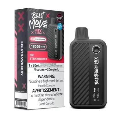 Flavour Beast Beast Mode Max 18K Disposable – 20ML – Sic Strawberry Iced