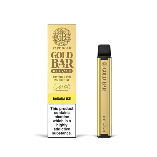 Gold Bar Reload Prefilled Pod Vape Kit - Lemon & Lime - Image 2