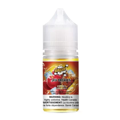 SLUGGER Jaw Breaker Salt – Cherry Cola Ice 30ml (20, 35, 50mg) - Vapebar Pk