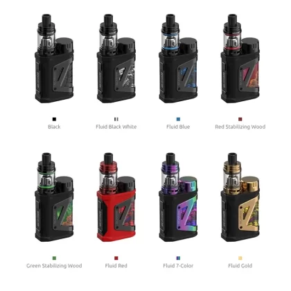 SMOK Scar-Mini 80W Starter Kit with TFV9 Mini Tank - Red Stabilizing Wood