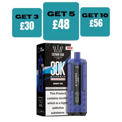 Al Fakher 30K Hypermax Prefilled Pod Kit - £10.99 or 3 For £30 - Grape