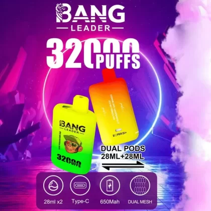 Bang Leader 32K Dual-Flavor Disposable Vape - Vapeq10