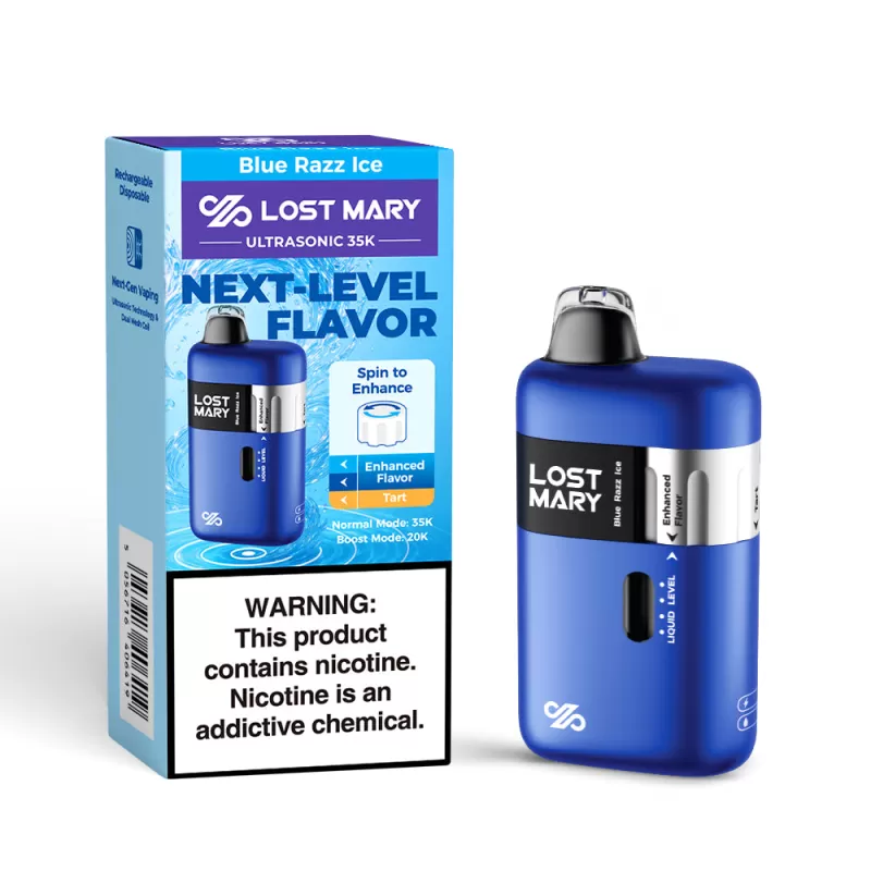 Lost Mary ULTRASONIC 35K Disposable Device - 35,000 Puffs - Strawberry Ice - Image 2