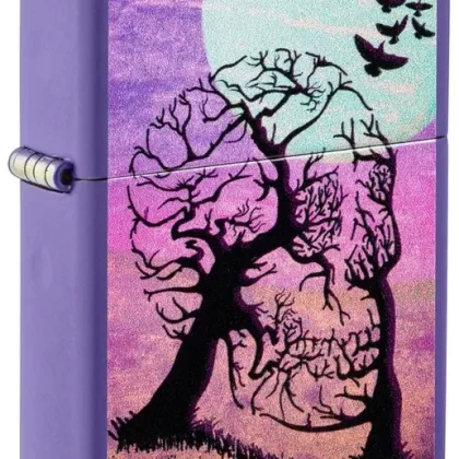 Zippo Lighter $29.95-Skull Tree Design - Vape Store
