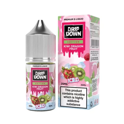 Drip Down Iced Series Kiwi Dragon Fruit Ice 30ml (25/50 mg) - Vape Product, Vape Product