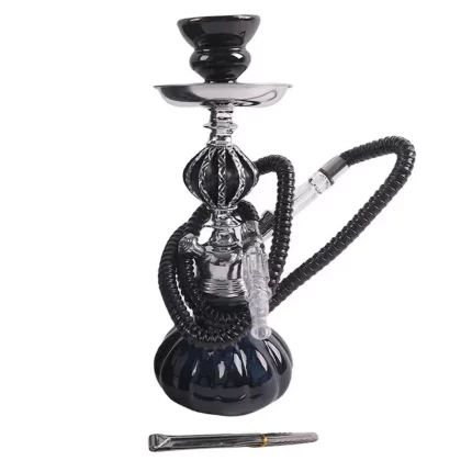 11″ Hookah Single Hose- Sultan`s Shape – Black