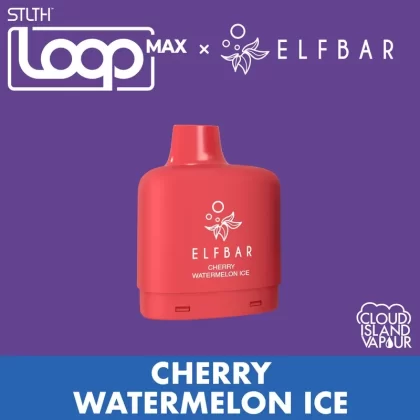 STLTH LOOP MAX X ELFBAR Pod Pack – Cherry Watermelon Ice - Strength#20mg