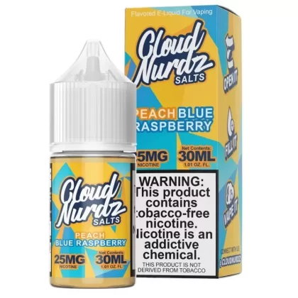 Peach Blue Raspberry by Cloud Nurdz TFN Salts 30mL - 25MG