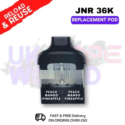 Peach Mango Pineapple JNR Ace 36K REFIL PODS PACK