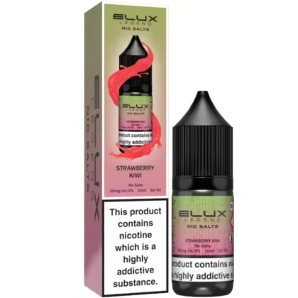 Strawberry Kiwi Nic Salt E-Liquid Legend Series by ELUX (10ml) - 10mg