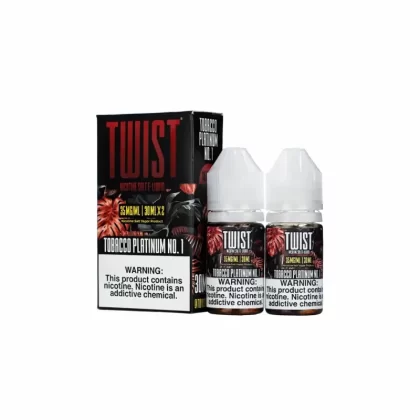 TWST Salt E Liquid – Tobacco Platinum No.1 – 60ml | USA Sweet