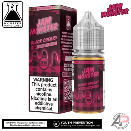 Black Cherry Salt Nicotine By Jam Monster Vape Labs 30mL