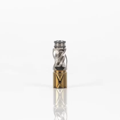 Titanium Tip: Helix - Color#Raw Ti>Graphite>Sandblasted