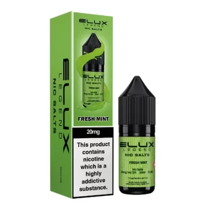 Elux Legend Fresh Mint Nic Salt E-Liquid - Nicotine Strength#10mg>20mg