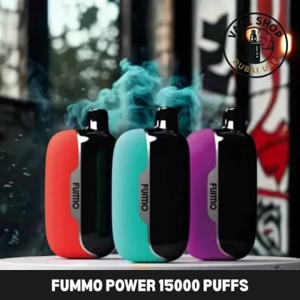Fummo Power 15000 Puffs 20mg Nicotine Non-Rechargeable Disposable Vape Buy in Dubai