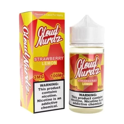 Cloud Nurdz E-Liquid – Strawberry Lemon 100ml