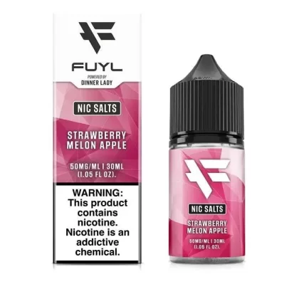 FUYL Strawberry Melon Apple Nicotine Salt by Dinner Lady - Size#30ml~Nicotine#25MG>50MG