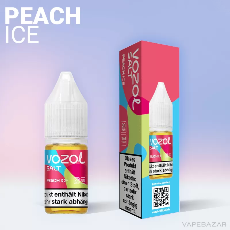 Vozol Liquid – Peach Ice - Vapebazar - Image 2