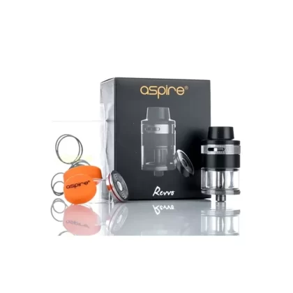 Aspire Revvo Tank - Colour#Black>Chrome>Stainless Steel