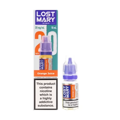 Orange Juice Nic Salt E-Liquid by Lost Mary - Vapesuperstore Co