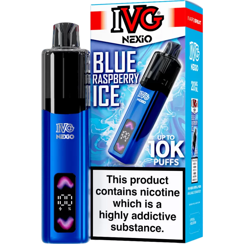 Blue Raspberry Ice IVG Nexio Prefilled Pod Kit - 20mg