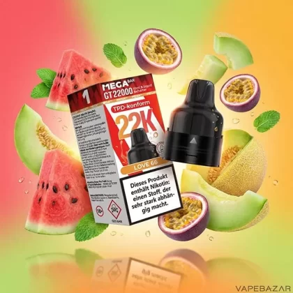 MEGABAR GT22000 Prefilled Pods – Love 66 (10ml)