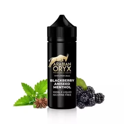 Blackberry Aniseed Menthol ARABIAN ORYX E Liquid 100ML | Premium 0mg Juice
