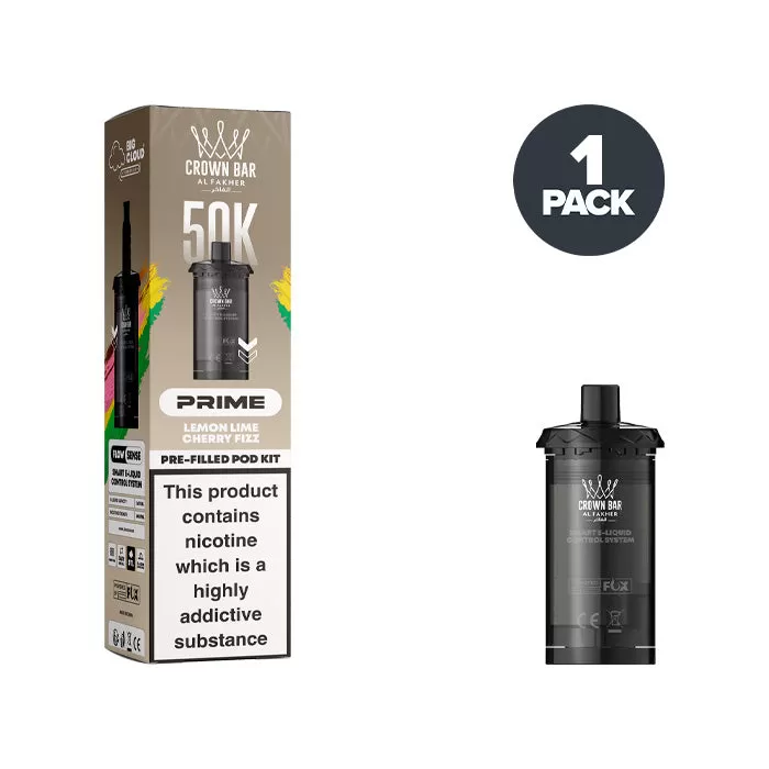 Lemon Lime Cherry Fizz Al Fakher Hypermax Prime 50K Refill Pack