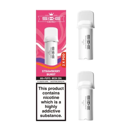 Strawberry Burst SKE 600 Pro Pods - 20mg - Vape Product